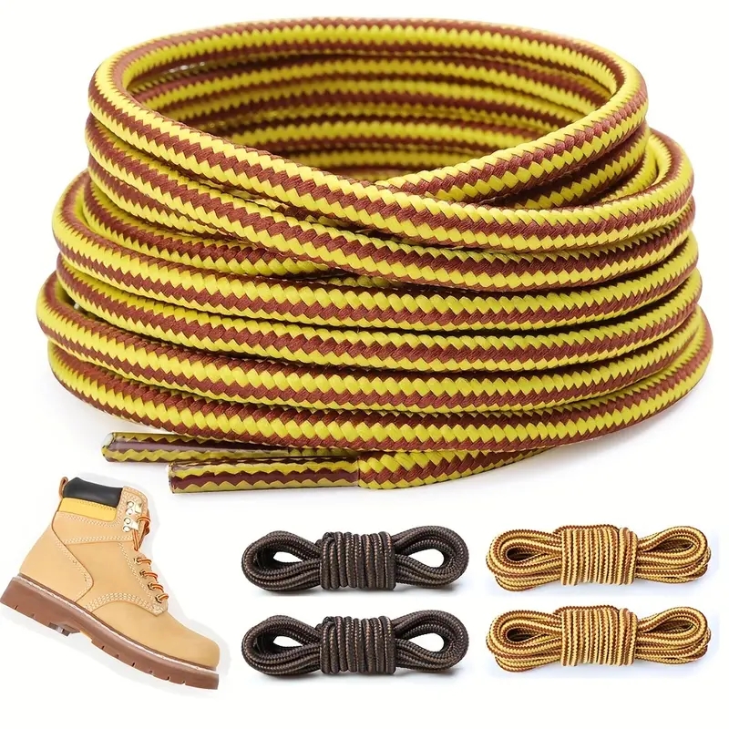 1 Pair Round Waxed Shoelaces, Thin Wax Rope Lazy Waterproof Leather Shoe Laces, Men's and Women's Running Road Stall Dachshund Shoelaces,Temu