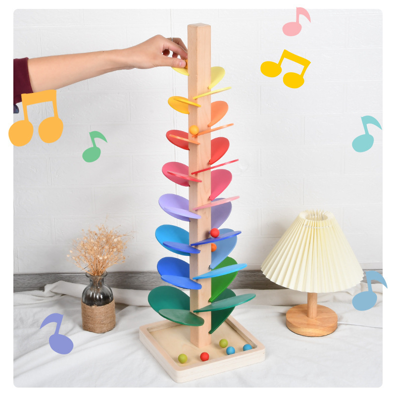 Play&Learn - Kit de construction d'un arbre musical arc-en-ciel –