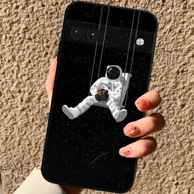 Funda De Teléfono Suave Y A Prueba De Golpes TPU Para Google Pixel 6a 7 7a  Pro, Con Diseño De Astronauta Genial Y Protector Contra Caídas - Temu