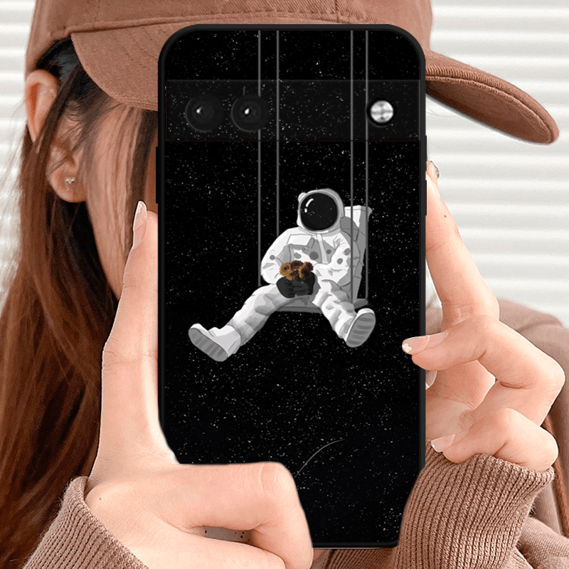 Funda De Teléfono Suave Y A Prueba De Golpes TPU Para Google Pixel 6a 7 7a  Pro, Con Diseño De Astronauta Genial Y Protector Contra Caídas - Temu