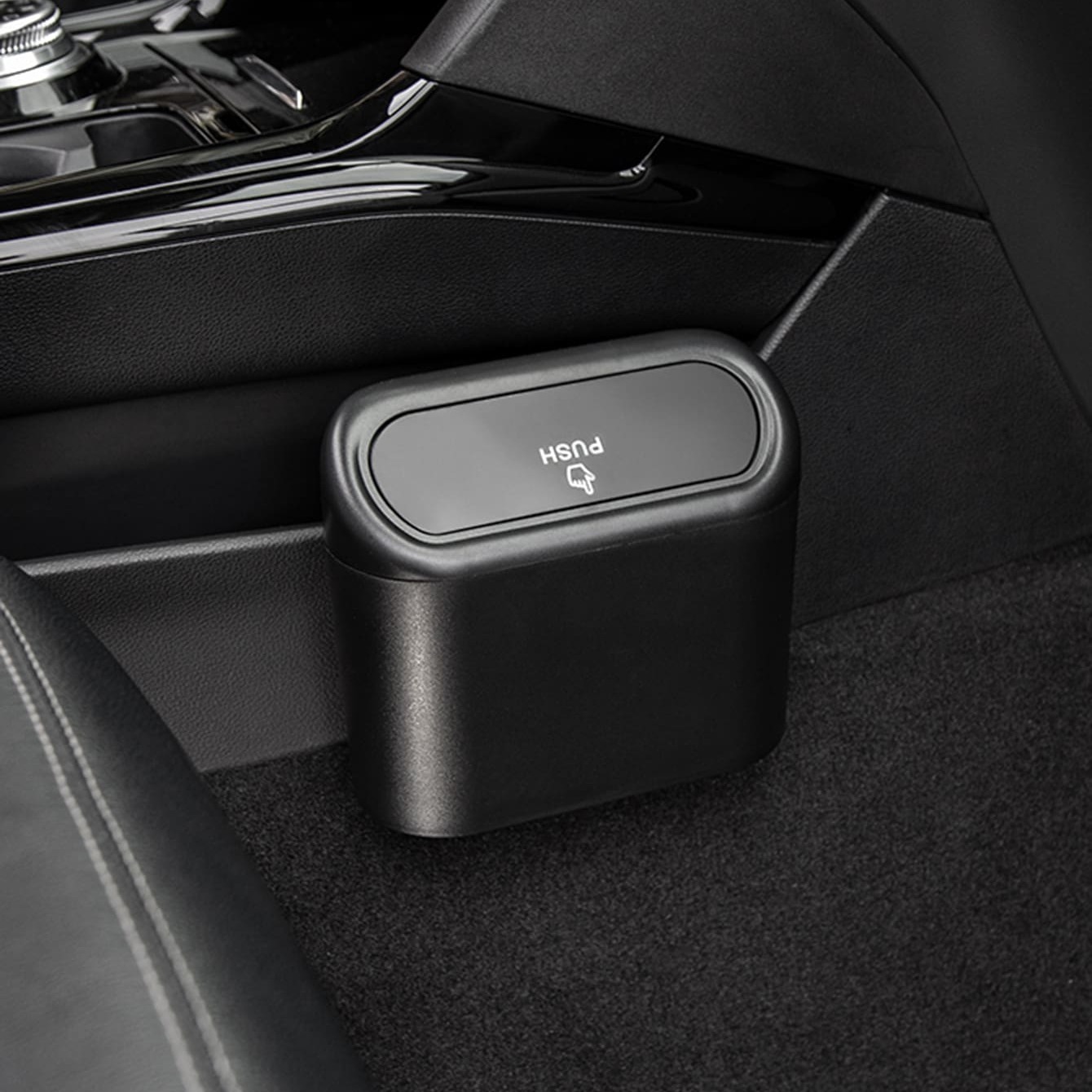 Car Trash Can Mini Storage Box for Car Office Kitchen Bedroom