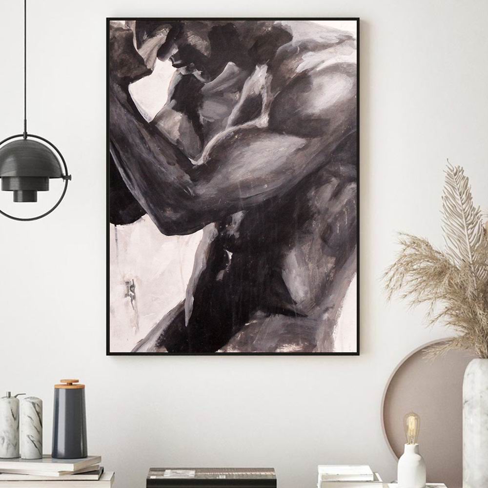 Canvas Painting, Naked Man, Graphics Poster, Ideal Gift For Living Room,  Kitchen, Decor Wall Art Wall Decor, Home Decor, Wall Art, Room Decor, Room  Decoration, No Frame Temu Australia