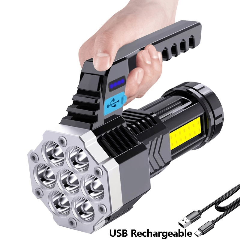 Mini linterna LED recargable linterna portátil de carga USB Banco de alta  potencia para acampar resistente al agua de largo alcance linternas led de