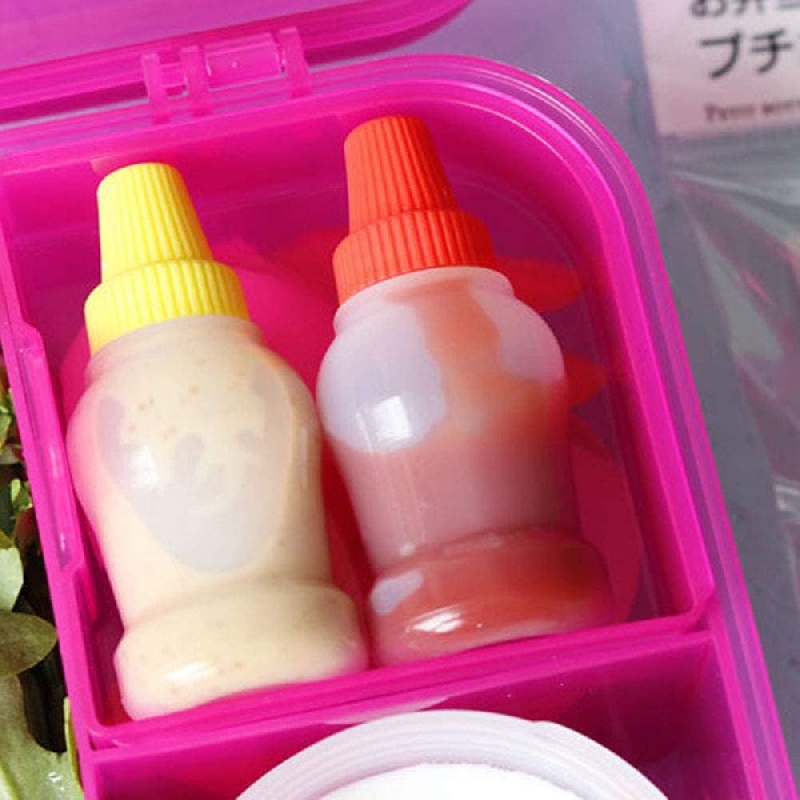 Mini Ketchup Bottles, Refillable Condiment Squeeze Bottle Salad Dressing  Mayo Syrup Containers For Kids Adults Bento Box For Office Worker For  Restaurant Kitchen - Temu