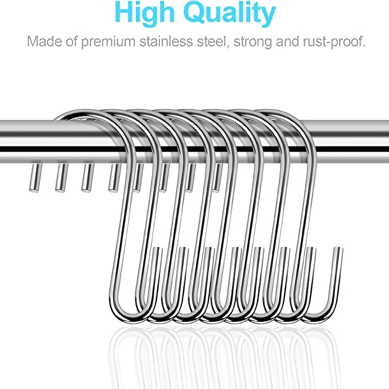 Stainless Steel S shaped Hooks Heavy Duty Metal Hooks - Temu United Kingdom