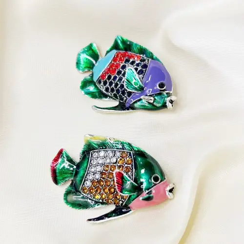 1pc Vintage Insect Shaped Brooch Creative Zodiac Sign Zinc Alloy