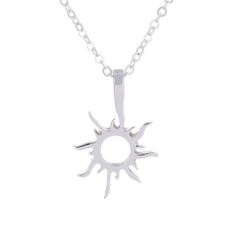 Good vibes only sun on sale necklace