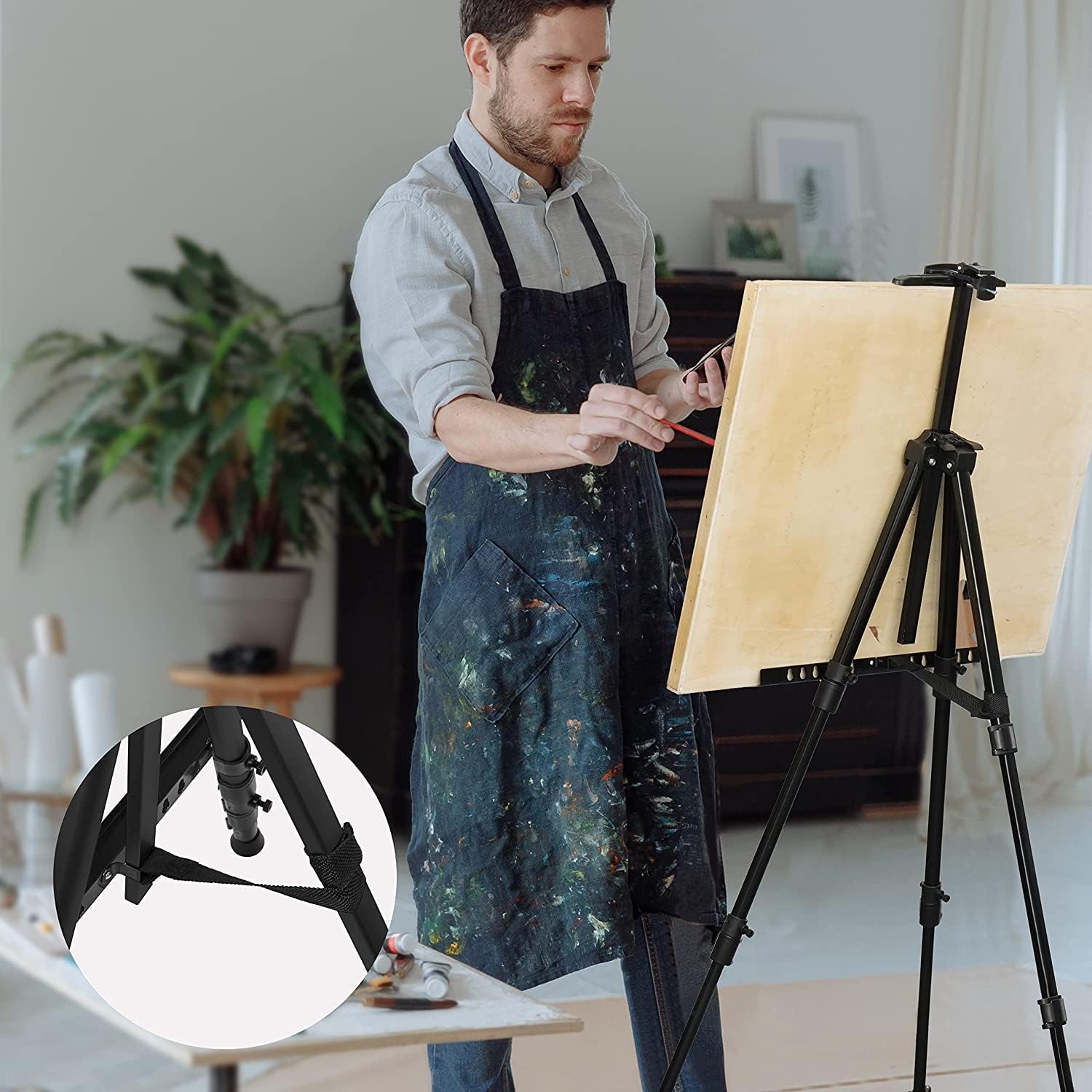 Portable Artist Easel Stand Adjustable Height Painting Easel - Temu Slovakia