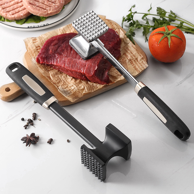 Chicken Pounder Meat Smasher Tool Meat Beater Meat Hammer, Food Mallet  Stainless Steel Tenderizer Dual Sided Meat Mallet for Home Kitchen Tool  Cooking