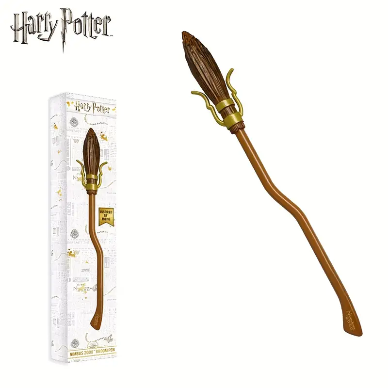 1pc Harry Potter Nimbus 2000 Officially Authorized By Warner Bros. Magic  Broomstick Pen Brooms Pen 27.94cm Ballpoint Pen 48288