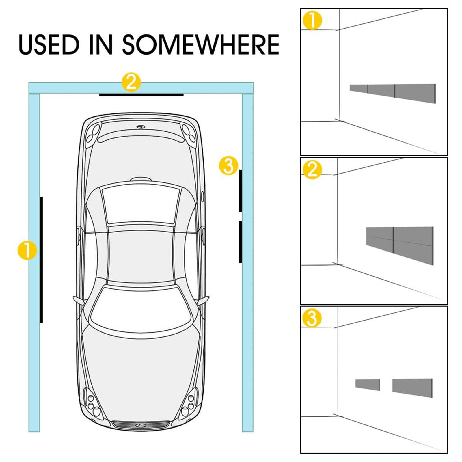 Design Wandstoßstange Garagenstoßstange zum Schutz von Autotüren
