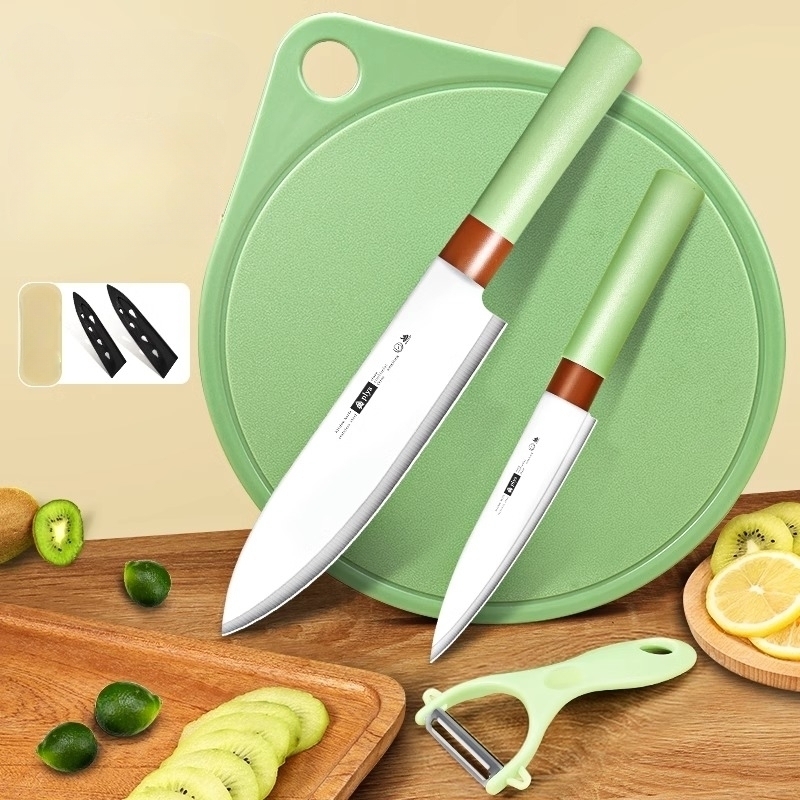 Premium Fruit Knife Set - Stainless Steel Commercial Portable Peeling  Pocket Knife For Cutting Watermelon And Melon - Temu