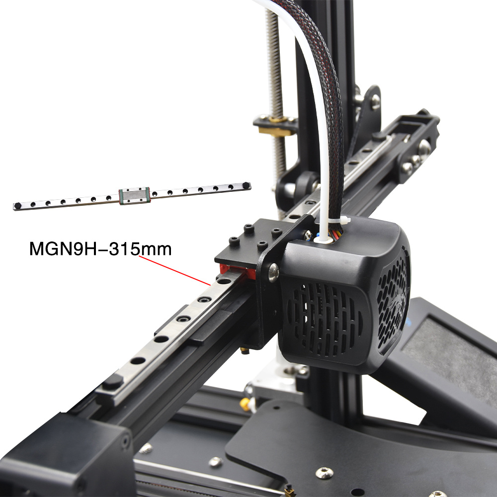 Upgrade Ender-3/V2/Pro X軸MGN9H 315MMリニアレールキットY軸デュアル