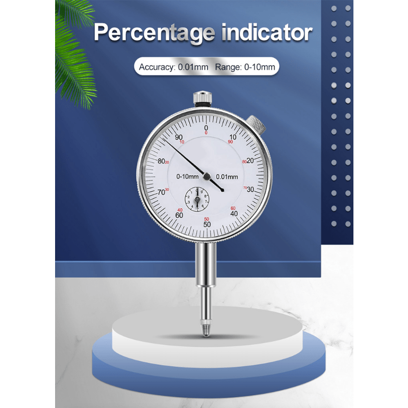 ACEMETER Comparatore Centesimale a Orologio, 0-10 mm, Risoluzione 0.01 mm  Comparatore di Prova Strumenti di Misurazione del Quadrante di Precisione  Ad Alta Risoluzione : : Commercio, Industria e Scienza