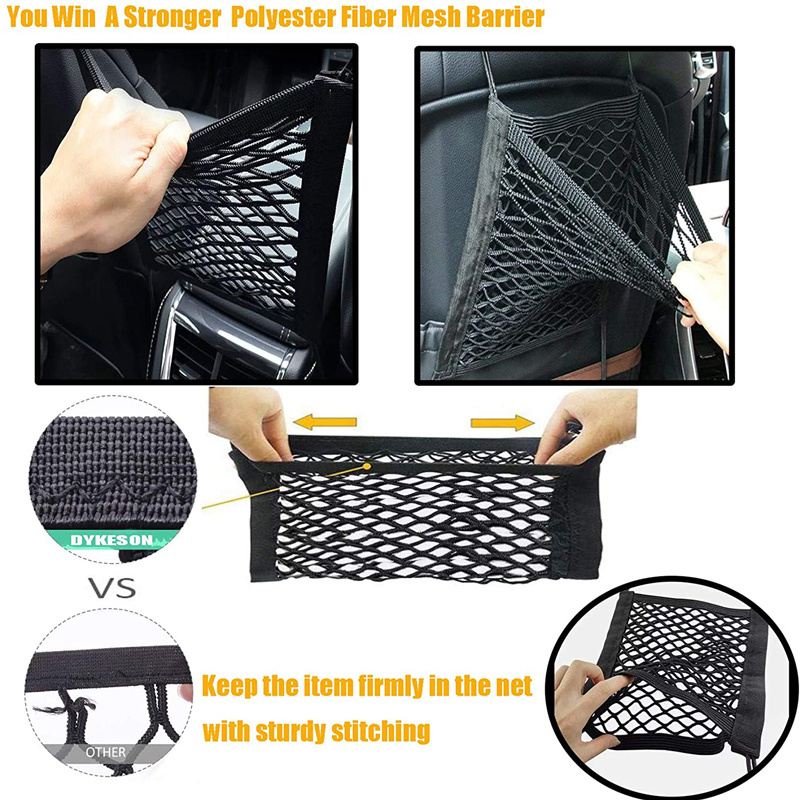 Car Mesh Organizer Multifuncional Organizador Asiento Coche - Temu