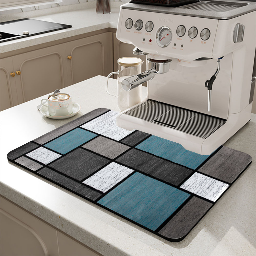 Dish Drying Mat For Kitchen Countertops Reusable Bar Mat For Coffee Maker  Mats Absorbent Non-slip Placemat Kitchen Drain Mat - Temu