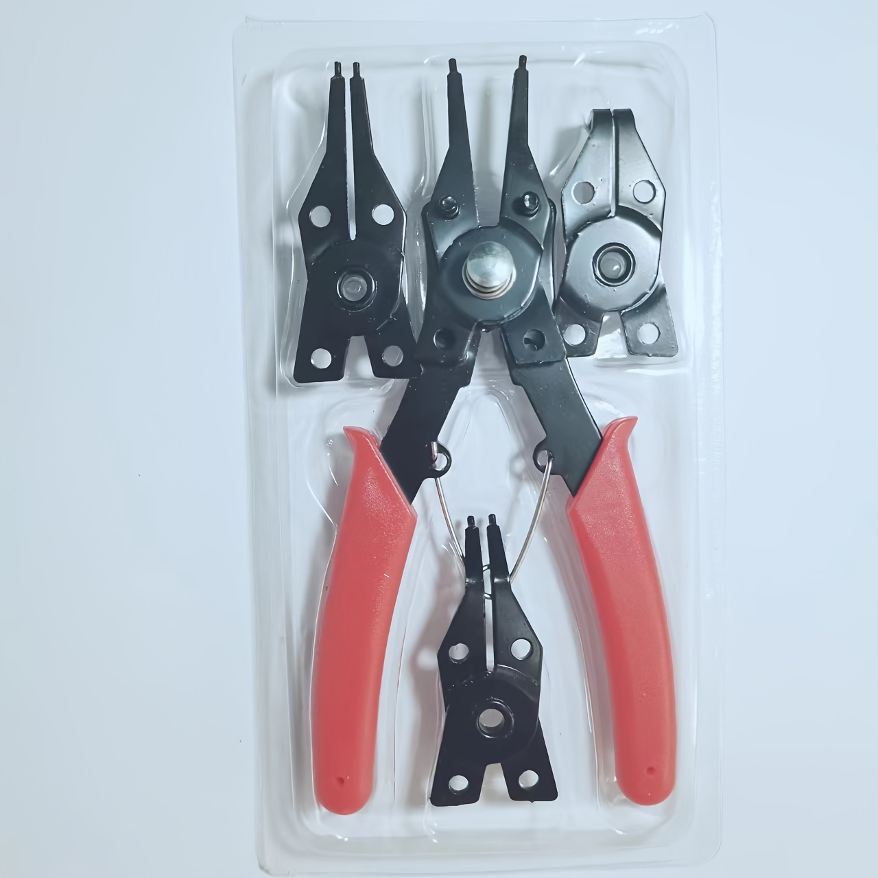 1 Multifunctional Snap Ring Pliers Set With Interchangeable - Temu