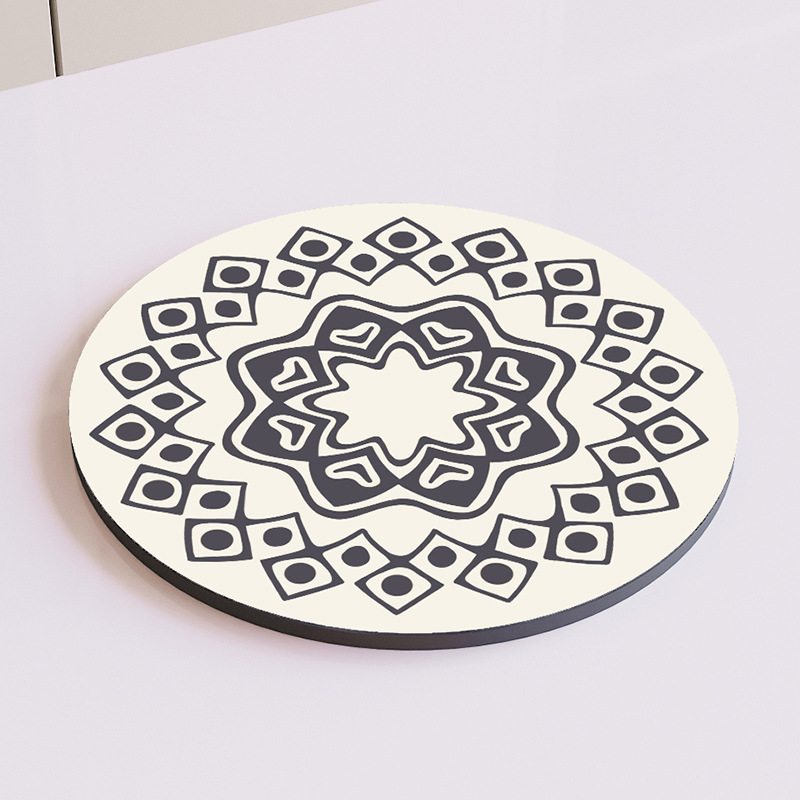 Mandala Pattern Coaster Heat Insulation Mat Anti scald Anti - Temu