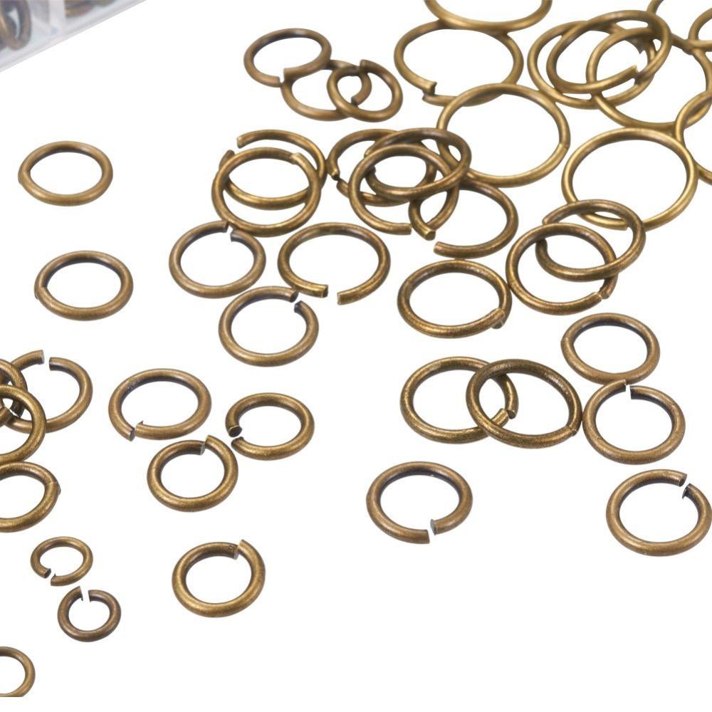 0.4-0.8mm Brass Jump Rings Close but Unsoldered Multi-Color for Jewelry  Making