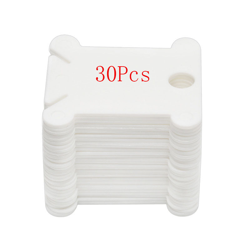 Rouleau Bobines Fil à Broder 200pcs Omabeta Carte De Fil à Broder Bobines De Fil à Broder, 200 Pièces, En Plastique Robuste, étanche Accessoire Couture Cartes Axe