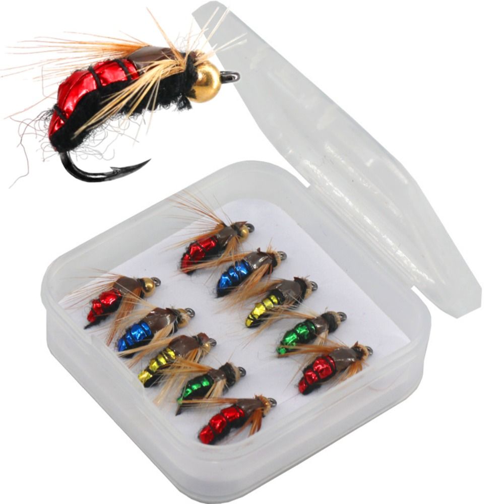 Artificial Insect Fishing Bait Fast Sinking Brass Bead Head - Temu