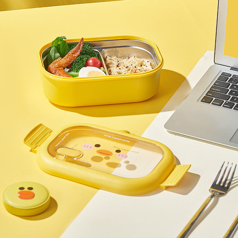 Cute for Kids School Bento Lunch Box Food Storage Container with Cutlery -  China Food Box and Food Storage Container price