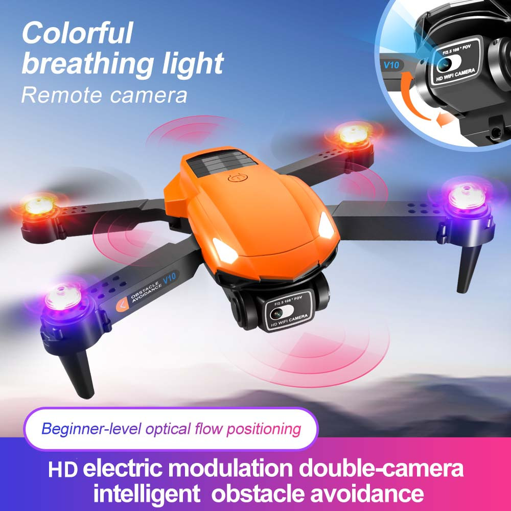  Drone with 4K HD Camera for Adults/Kids, 2023 Foldable RC  Quadcopter Drone for Beginners, Remote Control Aircraft Toy with WiFi FPV  Live Video, APP Control, One-Key Return (Black) : Toys 