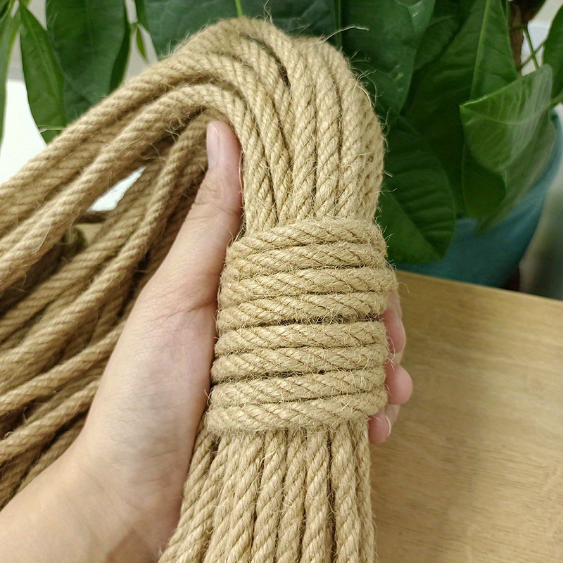 33/66/164ft Corda Tiragraffi Per Gatti, Corda Di Iuta Multifunzionale Da 6  Mm Per Gatti Da Interno, Corda Di Sisal Naturale Corda Di Canapa Per