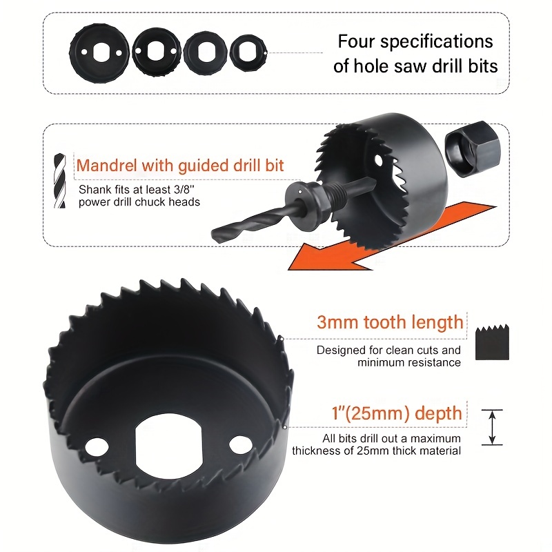 246pcs Accessoires D'outils Électriques Multifonctionnels - Temu France