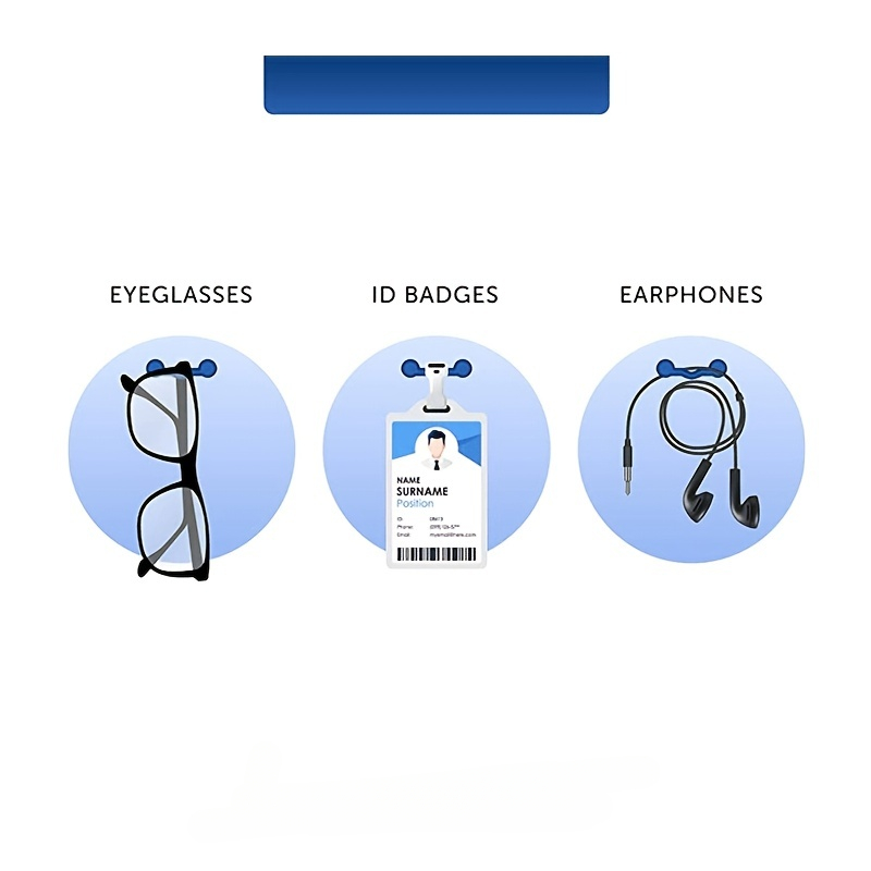 1pc mens magnetic hang eyeglass holder trendy multi functional portable clothes clip   magnet glasses clips   for gifts details 1