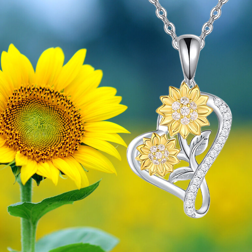 Sunflower Necklace - Temu