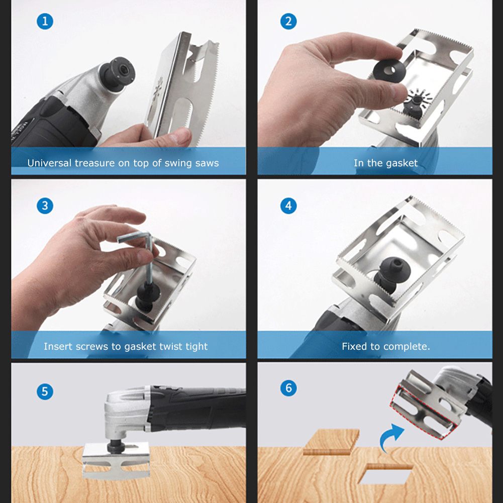 Square Slot Cutter Square Hole Saw Blade For Woodworking Electrical Wall Box  Cutter Tool Woodworking Oscillating Cutting Tools