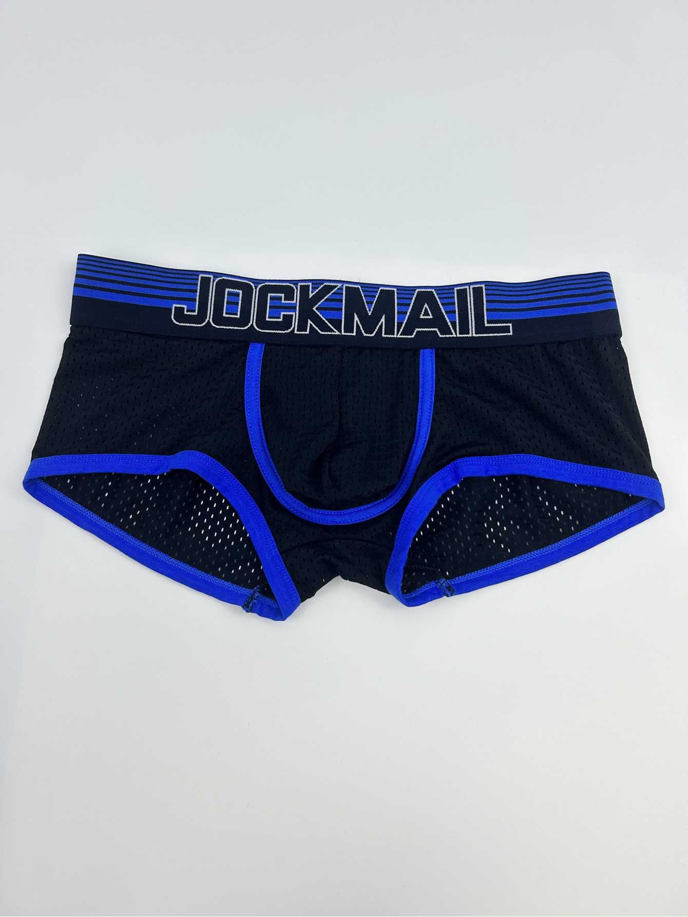 MEN'S BREATHABLE RUNNING BOXERS - BLUE