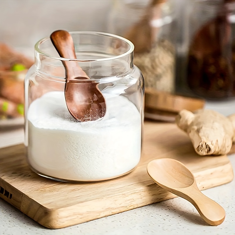 Sugar Jar With Wooden Spoon 