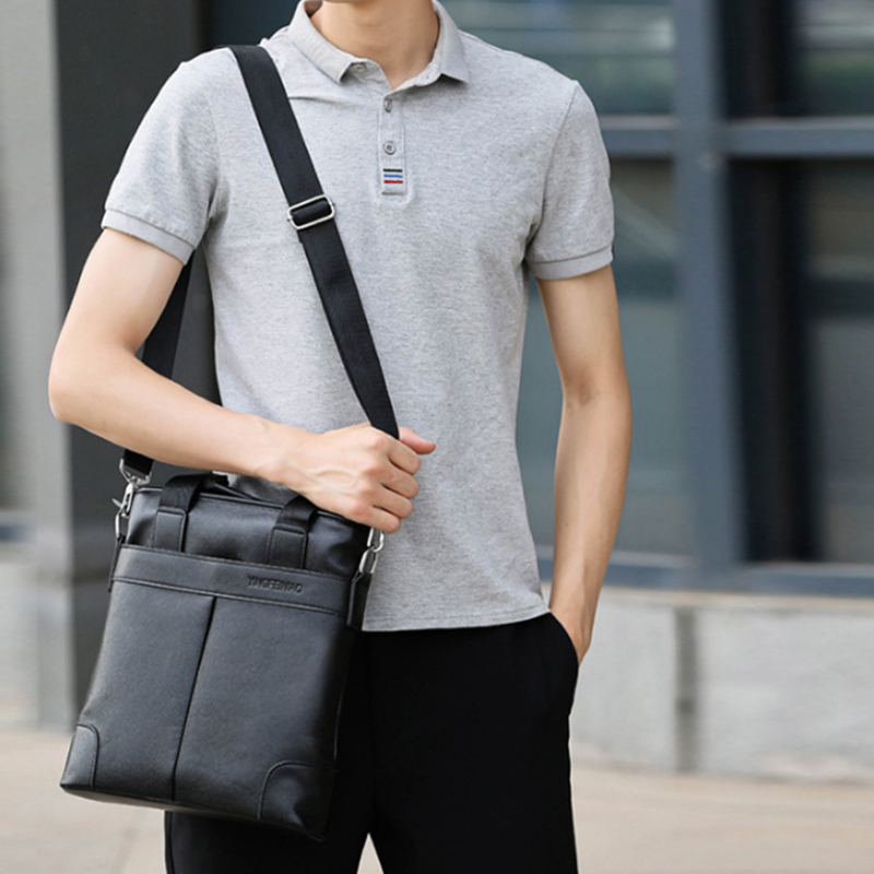 PU Leather Smallbag Cross Body Bag Shoulder Messenger Side Bag Men's