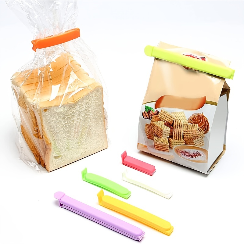 Reusable Bag Clips Food Sealing Bag Clip Fresh Food Storage Tools Sealer  Clamp Snack Bread Seal Bag Kitchen Organizer - AliExpress