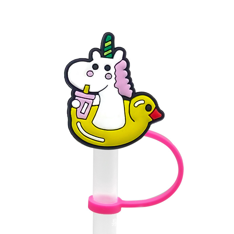 Cute Cartoon Silicone Straw Tip Cover - Reusable Straw Plug For Drinking -  Protects Straw Tip From Bacteria And Dirt - Easy To Clean And Reusable -  Temu