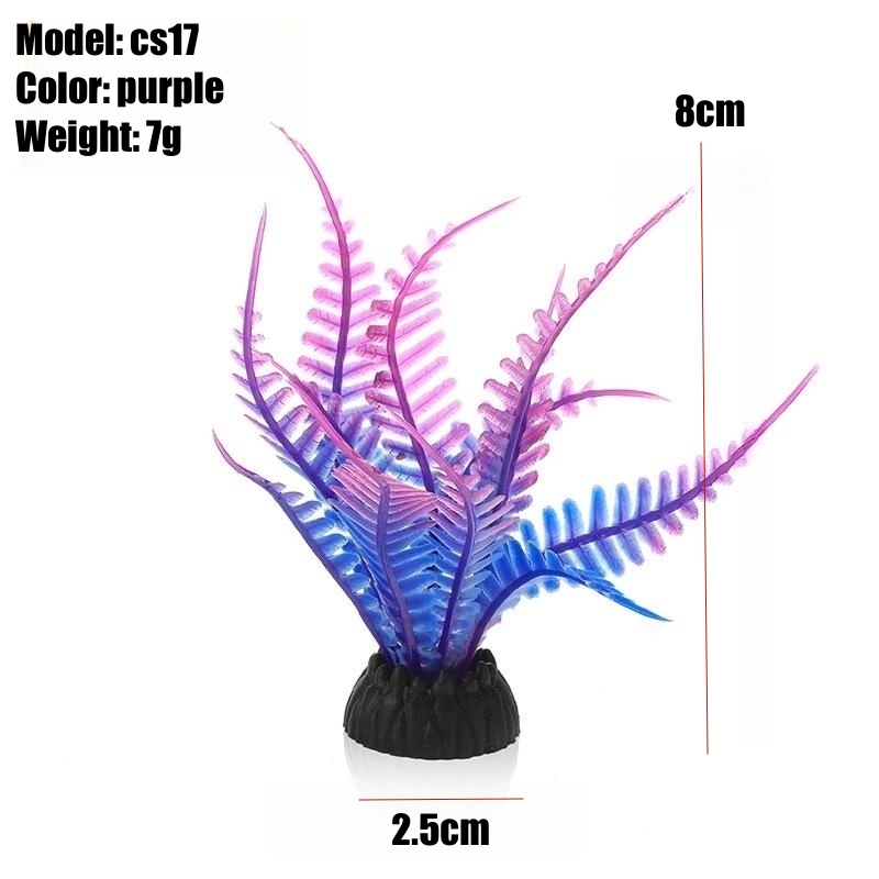 Fish Tank Plant Plastic Artificial Plant Aquarium Landscape Fake