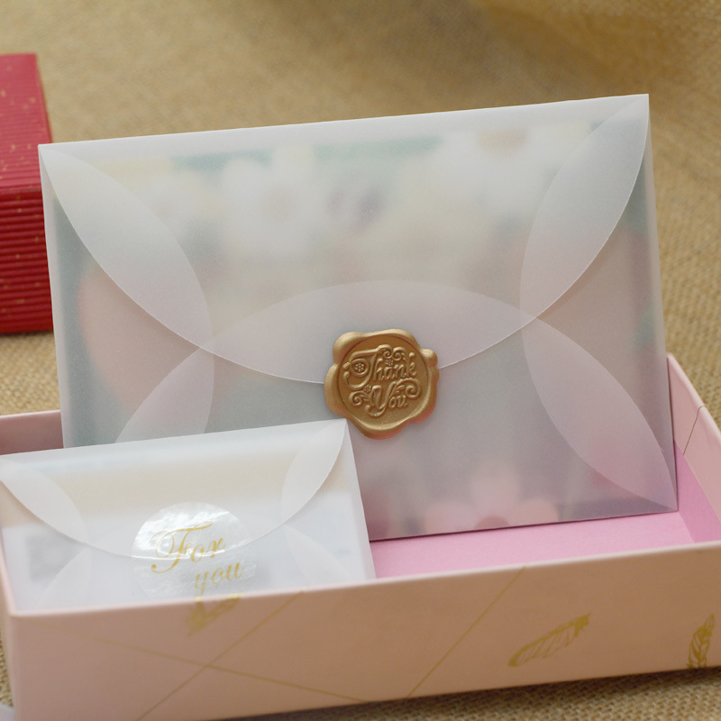 Enveloppe transparente Enveloppes en papier translucides Lettre Vintage  Invitation De mariage Enveloppes pour