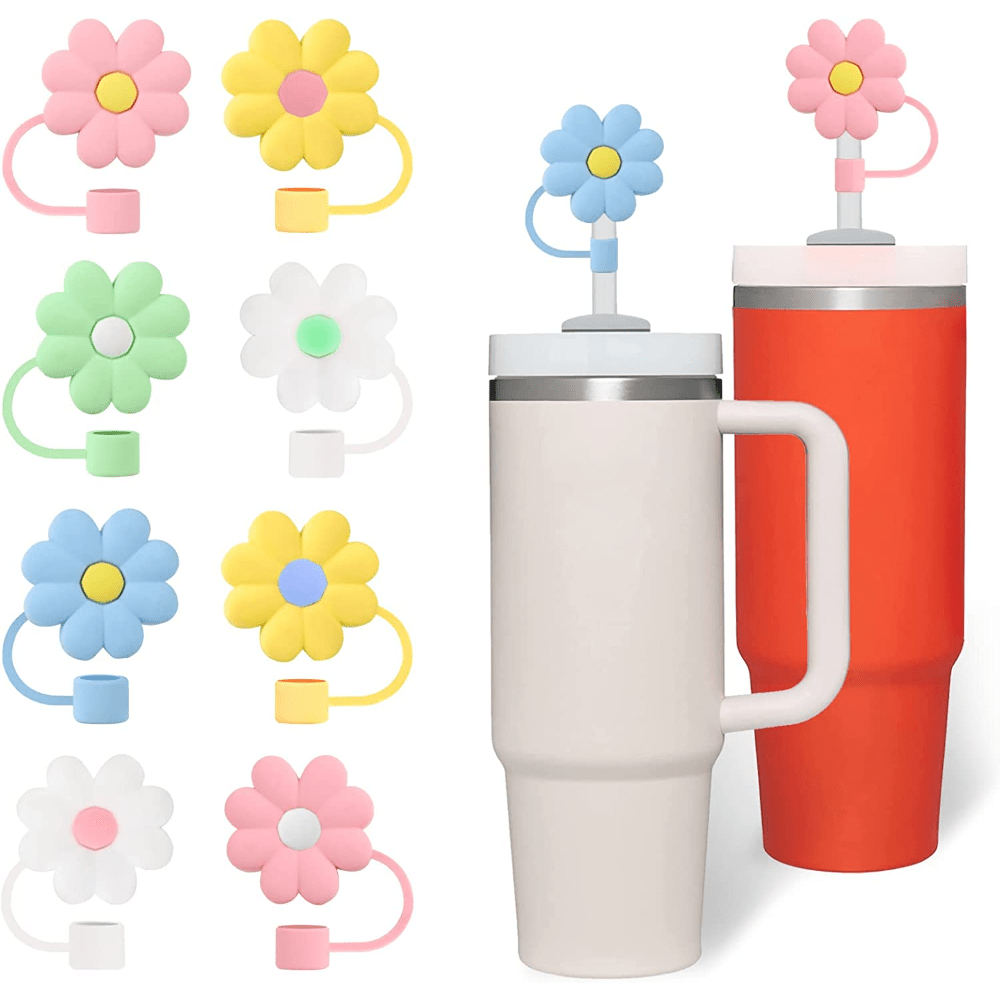 Single Cute Straw Covers Straw Toppers Straw Tumbler 
