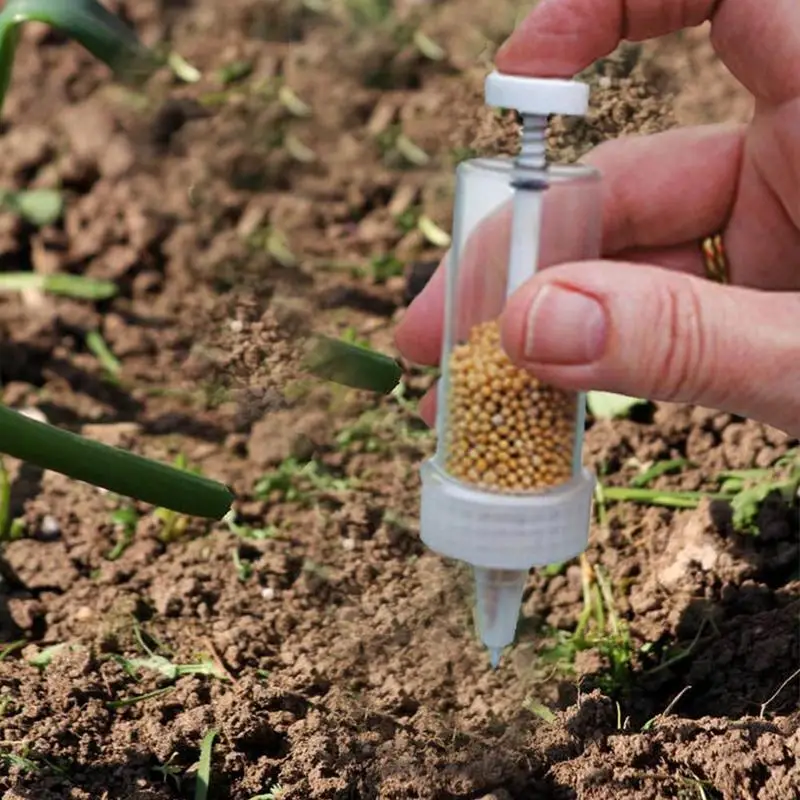 Mini Seeder Sower Dispense Manual Seeding Tools Flower Pot - Temu