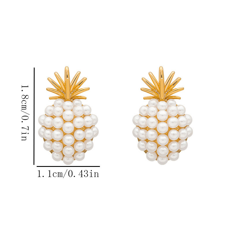 Pineapple on sale shaped earrings