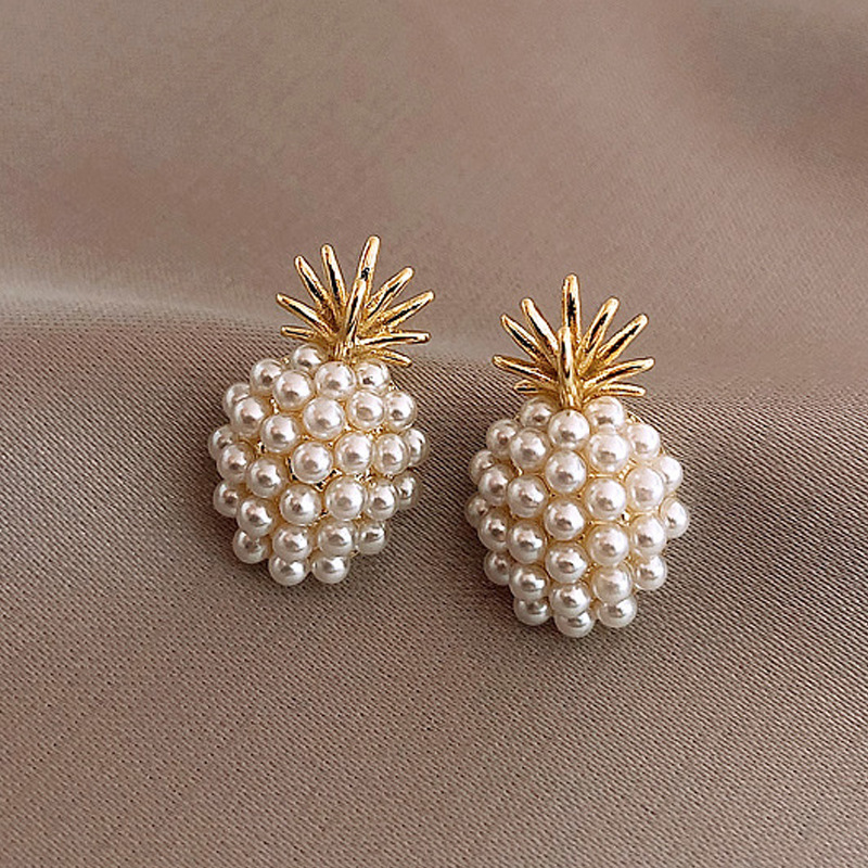 Pineapple on sale shaped earrings