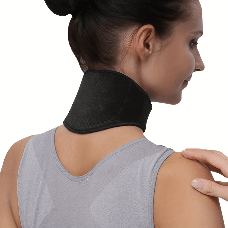 Self-heating Neck Support Brace, Portable & Adjustable Magnetic Neck Warmer  Protector - Temu