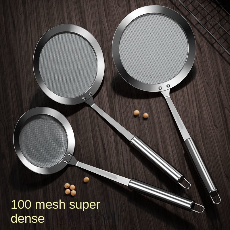 Stainless Steel Fine Mesh Strainer Spoon Hot Pot Fat Skimmer - Temu