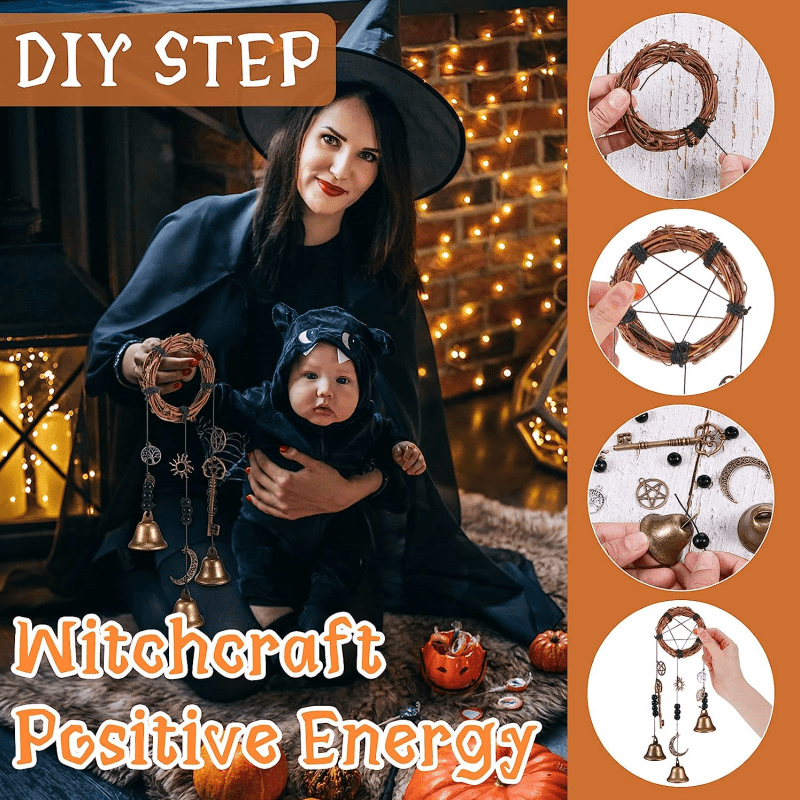 Witch Bells Diy Kit For Door Knob For Protection - Temu