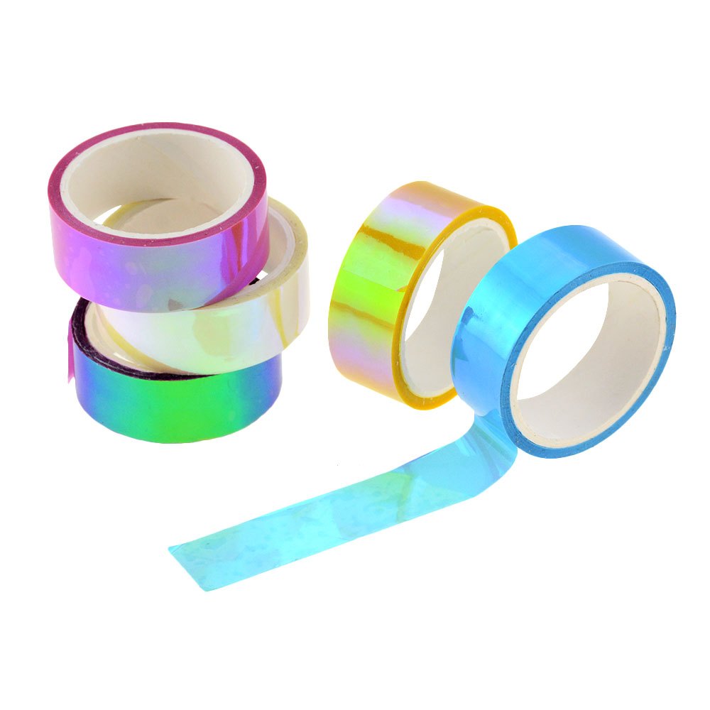 Album Scrapbooking Glitter Washi Tape Decor Laser Foil Sticker