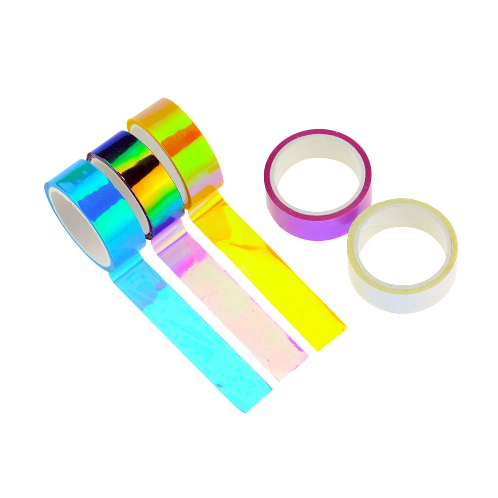 Glitter Washi Tape Set Thin Colored Decorative Tape For - Temu