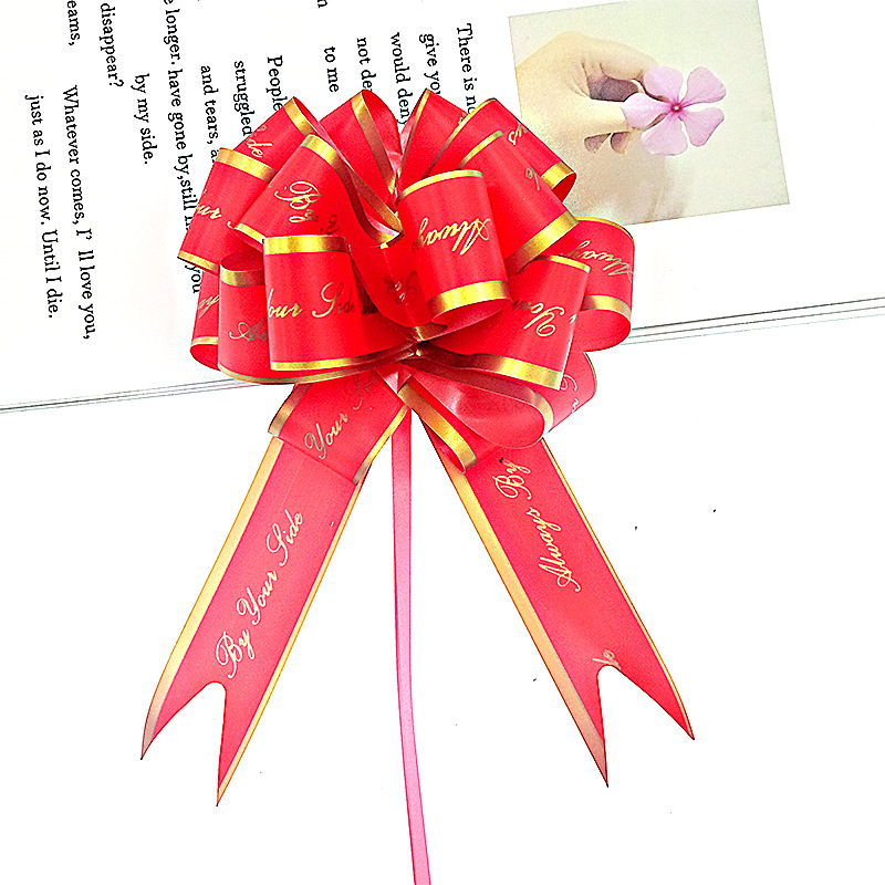  6 Pcs Large Gift Bow,Pull Bows for Gift Wrapping,Basket and  Wedding Decoration,Holiday and Birthday Presents Wrapping Bows,Christmas Bows  for Gift Wrapping(Red) : Health & Household