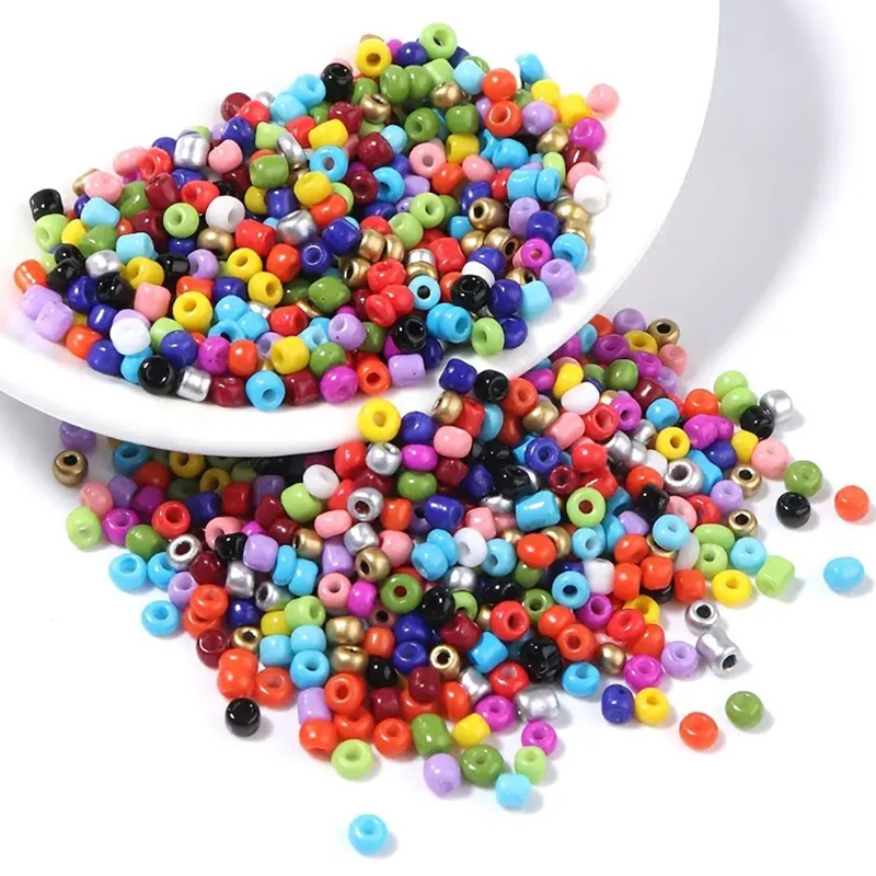 Macaron Glass Seed Beads Matte Small Pony Beads For Jewelry - Temu